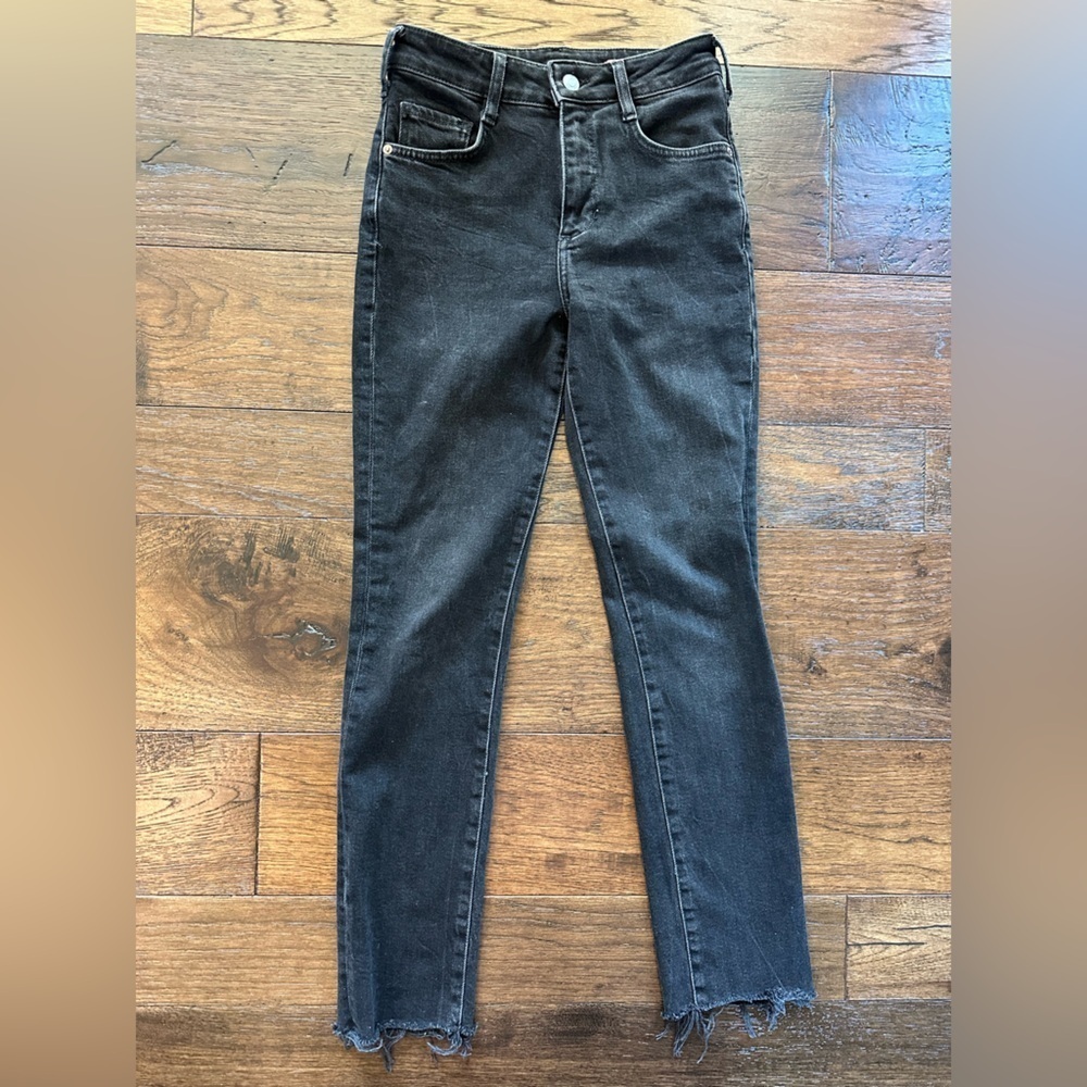 Anthropologie Pilcro Cigarette Black Jeans- size 24R